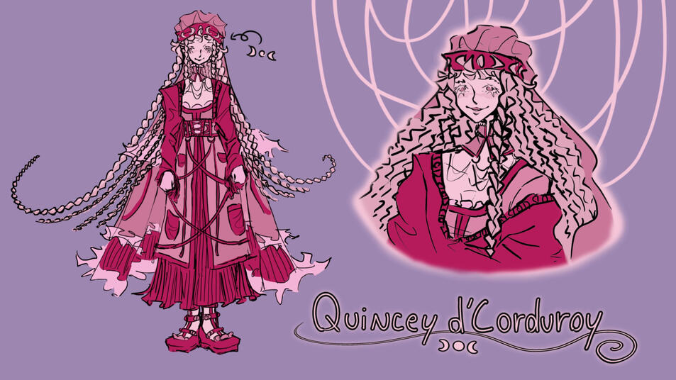 Quincey Character Design